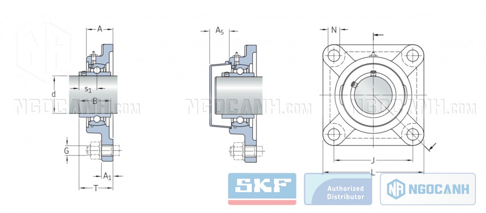 gối đỡ UCF SKF