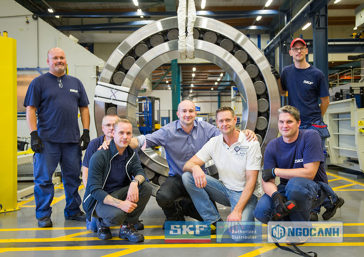 Xem thêm: Vòng bi tang trống SKF nặng 8 tấn cho lĩnh vực khai thác Mỏ